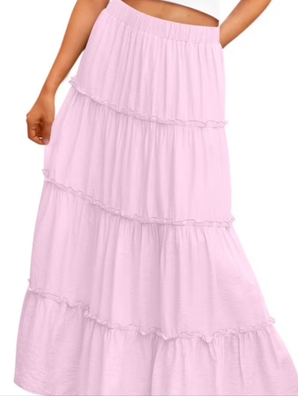 Jolie And Joy Tiered Maxi Skirt